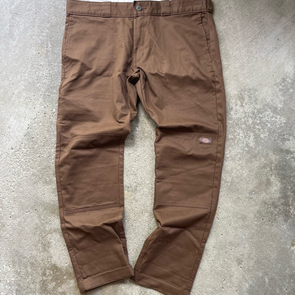 Dickies Clean Men’s Brown Pants Straight Leg